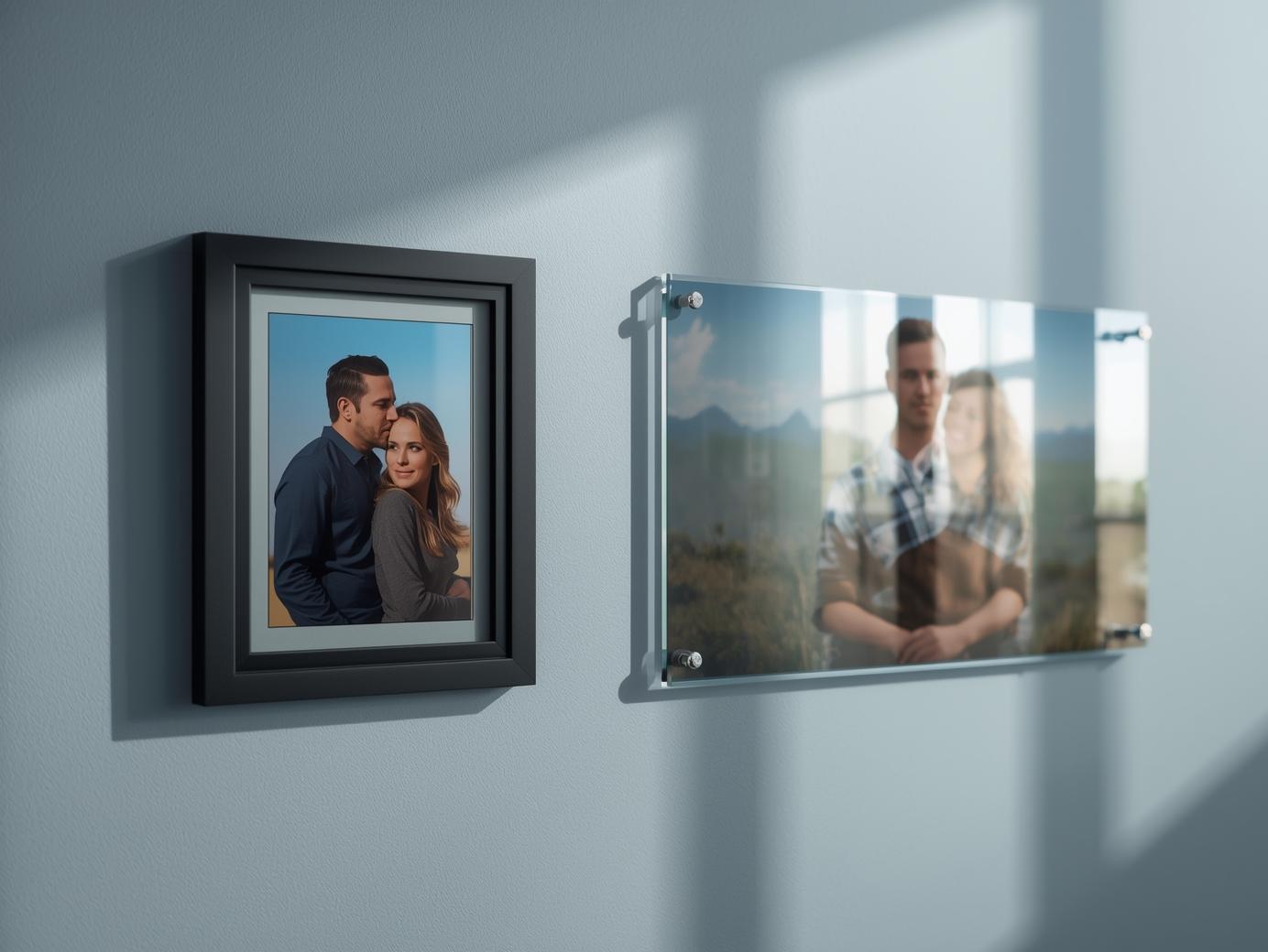 ALUMINIUM FRAMED ACRYLIC PHOTO